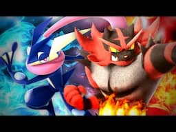 Greninja vs Incineroar. Epic Rap Battles of Pokemon #21.