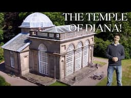 TOURING THE TEMPLE OF DIANA, THE ROYAL UK STAYCATION w/ a Tearoom and a Bedroom under a dome!