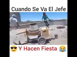 Jajajaja, cuando el jefe se va