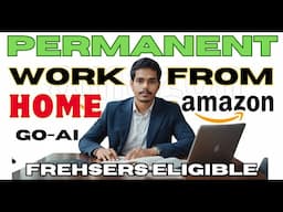 Work From Home JOBS • Amazon GO AI work from home job in Telugu • Best Work From Home Jobs 2025