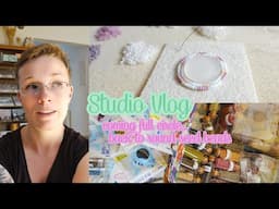 Studio Vlog #27 | sorting sooo many beads 🤯 and beading disc earrings ❤️