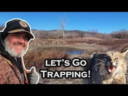 LET'S GO TRAPPING! (VLOG) 2 Coyotes & 1 Bobcat S6 Ep 12