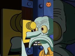 HOW SQUIDWARD OPENS DOORS 🦑 #shorts