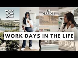 9-5 WORKS DAY IN THE LIFE: Working From Home vs. Going Into the Office