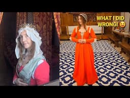 🧵🪡 MEDIEVAL SEWING LESSONS LEARNED! 😀 DISSECTING MY NEW 15TH CENTURY ITALIAN RENAISSANCE GOWN