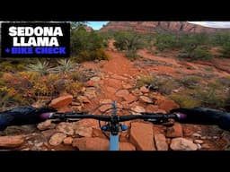 Sedona Season Has Started | Llama + Bike Check | Mountain Biking Sedona Arizona