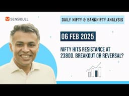 NIFTY Expiry & BANK NIFTY Analysis for Tomorrow | Stock Market Outlook | 06 February 2025, Thursday