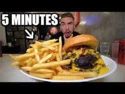 OVER 7000 PEOPLE FAILED THIS 5 MINUTE BURGER CHALLENGE | Joel Hansen