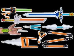 AMAZING! 9 ORIGAMI PAPER NINJA WEAPONS