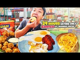 24 Hours Eating ONLY at “SECRET” Costco Business Center!