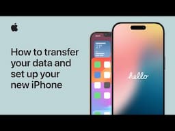 How to transfer your data and set up your new iPhone | Apple Support