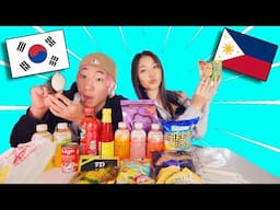 Koreans Try FIlipino Snacks!