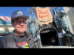 Fright Walk Haunted House & Classic Dark Ride Attraction at Santa Cruz Boardwalk + GIANT DIPPER POV