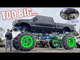 The Truck Is HUGE!!! TOO BIG!!! Things Got Sketchy... Can We Fix It??? JH Mega Truck 2.0 Is CLOSE!!!