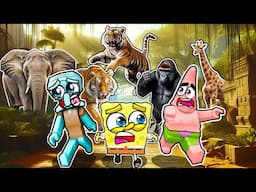 SpongeBob Visits the MOST DANGEROUS ZOO In Roblox!