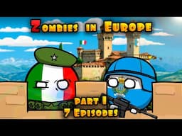 Zombies in Europe 7. The Singing zombies. Countryballs