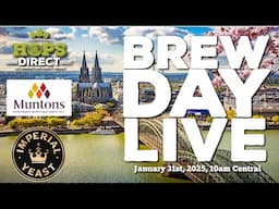 Let's Brew a Kolsch! | #BrewDayLive | January 2025