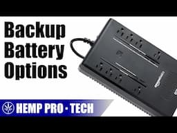 (Cheap and Expensive) Backup Battery Options