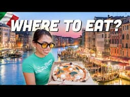 Eating Food we can ACTUALLY Afford in Venice ❘ Food Tour in Venice, Italy