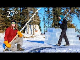 -27° Ice Harvesting 3-Day Hot Tent Camp