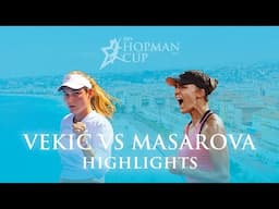 Donna Vekić vs Rebeka Masarova (Croatia vs Spain) Hopman Cup 2023