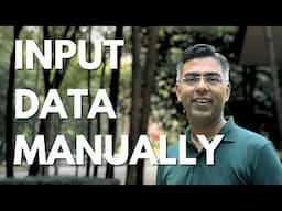 How I input data in Financial Models - in less than 30 minutes