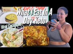 What I Eat In a Day Keto | Simple Realistic Meals | Clean My Oven With Me