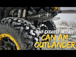 HMF Exhaust Install on a Can Am Outlander