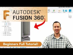 Fusion 360 Tutorial - Beginners 3D Modeling Tutorial