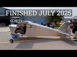 Sonex High Wing Update - It will FLY in 2025!