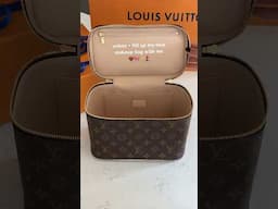 dream makeup bag 🤎🎀✨💄 #skincare #louisvuitton #louisvuittonbag #luxurylifestyle #makeuphaul