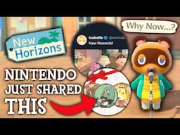 Nintendo Just Announced New INCENTIVE For New Horizons Players