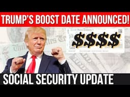 YES! TRUMP'S SOCIAL SECURITY BOOST WILL HAPPEN THIS DATE! SSA SSI SSDI Payments | Social Security