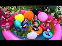 Barbie Doll All Day Routine In Indian Village / Radha Ki Kahani /Barbie doll  bedtime story swimpool