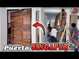 🚪 Cómo Hacer una Puerta ESPECTACULAR con Metal 🔩 y Madera 🌳 || Parte 3: La Instalación 🔨