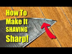 The One Knife Sharpening Secret YOU Need to Know - It's Simple!