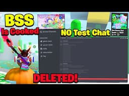 BSS Server Channels DELETED... No Test Realm Chat, No General, What Does This Mean? (Bee Swarm Sim)