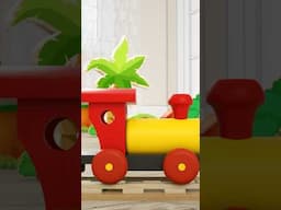 🚂 Tino the Train's Bridge Adventure 🎈 Learn Numbers, Animals, and Shapes! #animation #cartoon