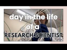 A DAY IN THE LIFE OF A RESEARCH SCIENTIST IN CHEMISTRY lab vlog