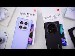 Redmi Note 14 Pro & Note 14 Pro+ Plus 5G Unboxing & Comparison! It's A Little Confusing...