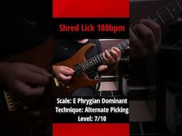 Chromatic melodic oriental fast lick #guitarist #guitarlesson #guitartechnique #guitarist