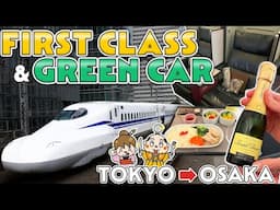 From Tokyo to Osaka / Shinkansen (Bullet Train) Green Car and First Class / Japan Travel Tips