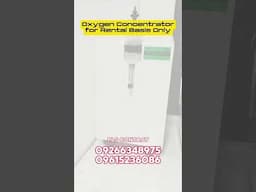 Oxygen Concentrator for rental basis only #oxygen #oxygenconcentrator #oxygenforrent