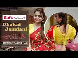 Dhakai Jamdani Sarees Collection - Bengal Traditional Sarees  (02nd February 2025) - 02FB