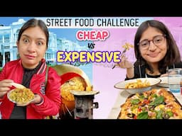 Cheap vs Expansive - Connaught Place Food Challenge | Trying Street food | CookWithNisha