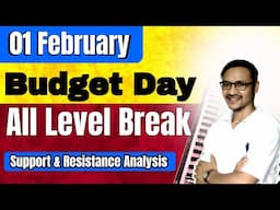 Budget 2025  Market Analysis For 1 FEB | Nifty, SENSEX, Banknifty