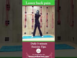 5-Min Daily Yoga Exercise Tip Part 2: Yoga for Lower Back Pain Solutions