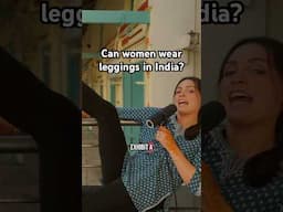 Can women wear leggings in India? #shorts ￼