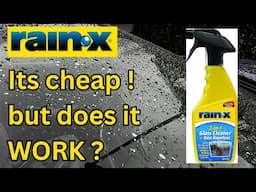 Rain-X Glass Cleaner + Rain Repellent. Can it cure a greasy windscreen ?