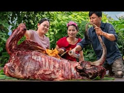 Epic Beef Bone Feast: Nhor Leaf Soup & Chili BBQ Ribs Will Blow Your Mind!